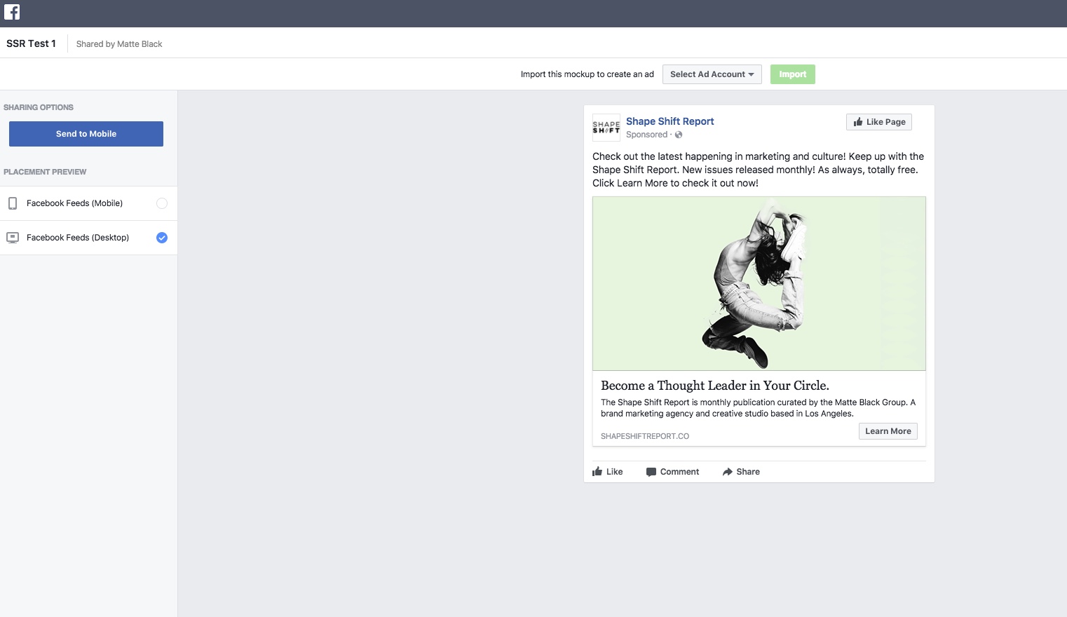 Shared as a figma source file, the mockup introduces a standard scene we are all . Win Your Next Ad Campaign With Facebook S Creative Hub Another Insight