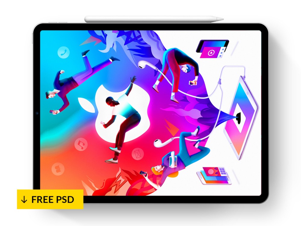 The biggest source for free photorealistic mockups online! Free Ipad Pro Mockups For 2020 Psd Sketch December 2021 Ux Planet