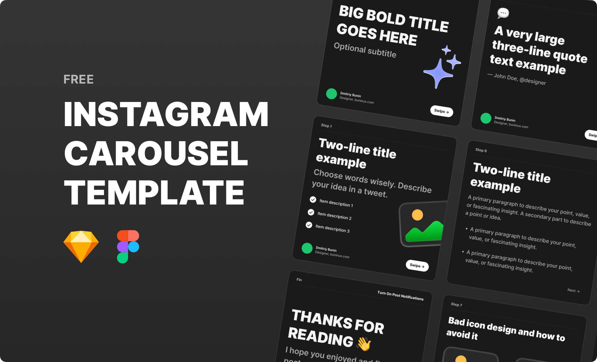 When it comes to dressing up your instagram, you can use an animated instagram post template to save you a lot . How To Prepare Content For Your Instagram In Sketch And Figma By Buninux Design Sketch Medium