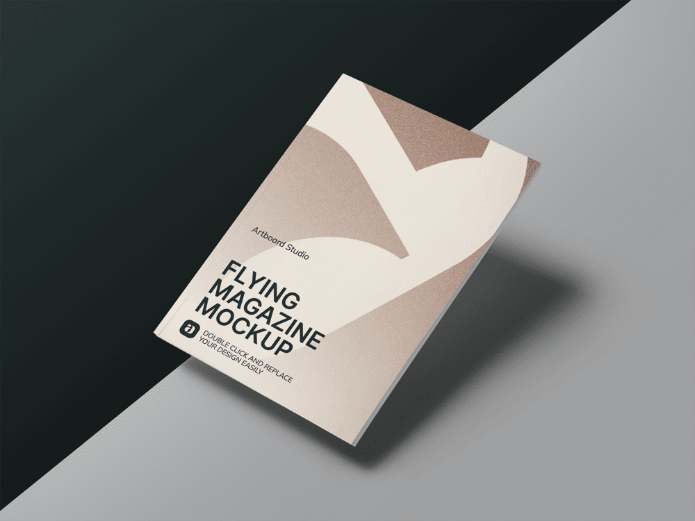 The best free psd magazine and book mockups we've found from the amazing sources. Floating Magazine Mockup Template