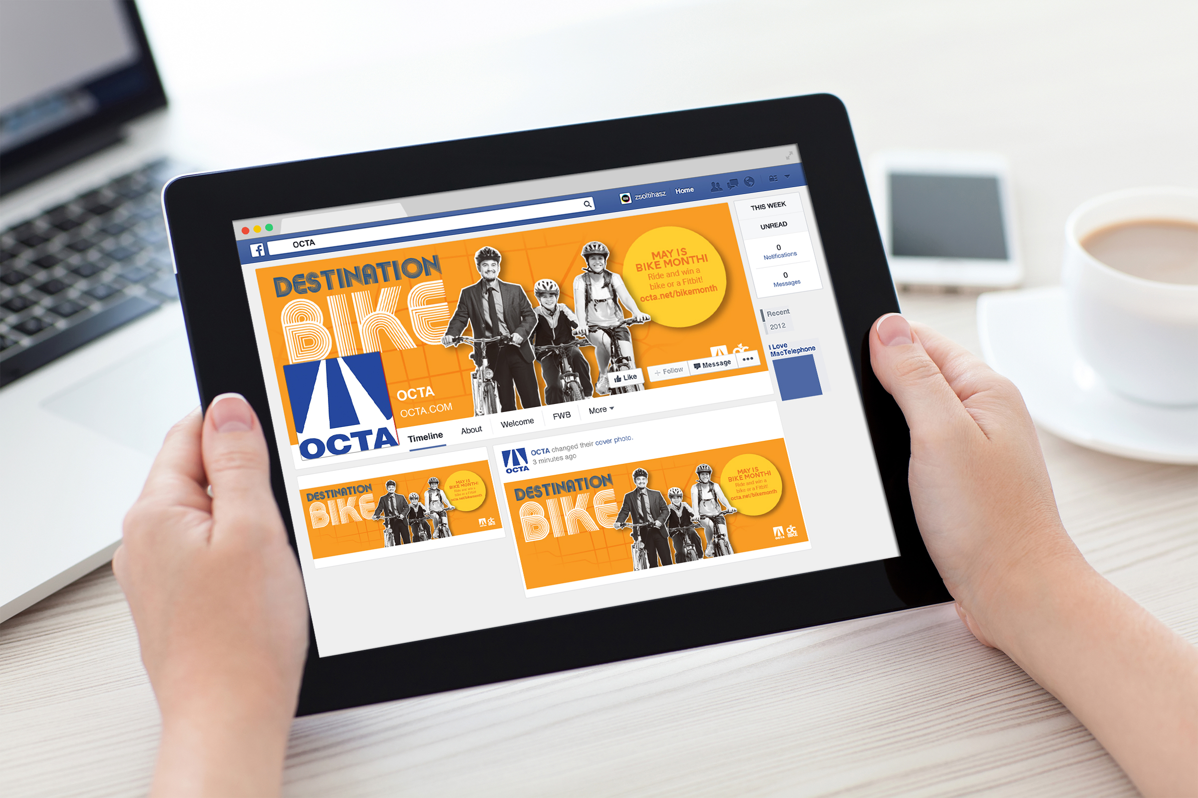Facebook mobile ui psd free. Octa Bike To Work We The Creative