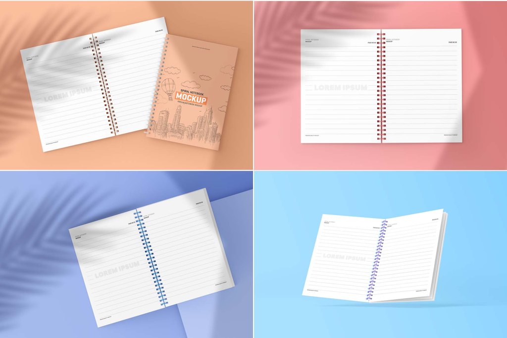 37+ Download Block Note Mockup Free Psd