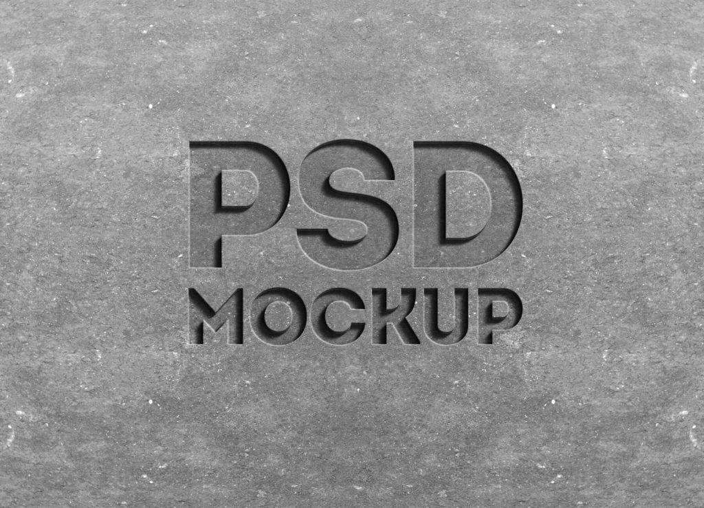 42+ Download Free Font Mockup Psd