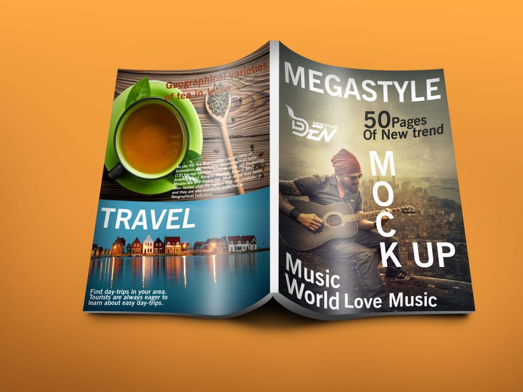 39+ Download Magazine Cover Mockup Psd