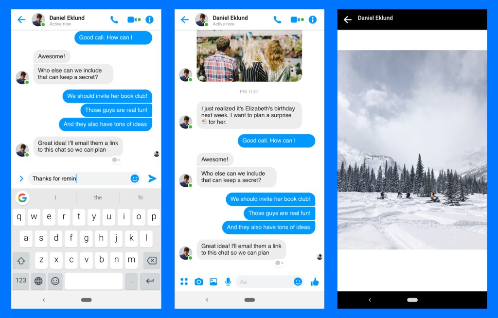 17+ Download Facebook Messenger Chat Mockup&nbsp;Psd