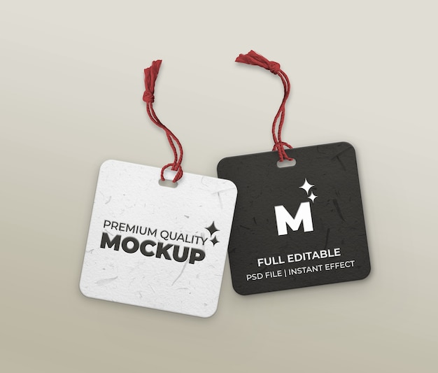 10+ Download Mockup Tag Quadrada&nbsp;Psd