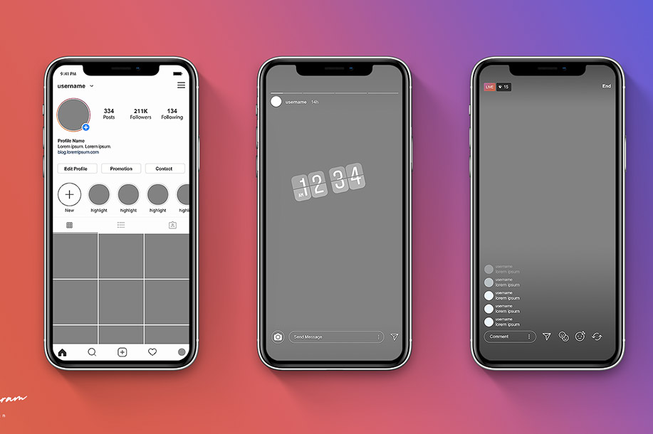 48+ Download Instagram Post Mockup Free&nbsp;Psd
