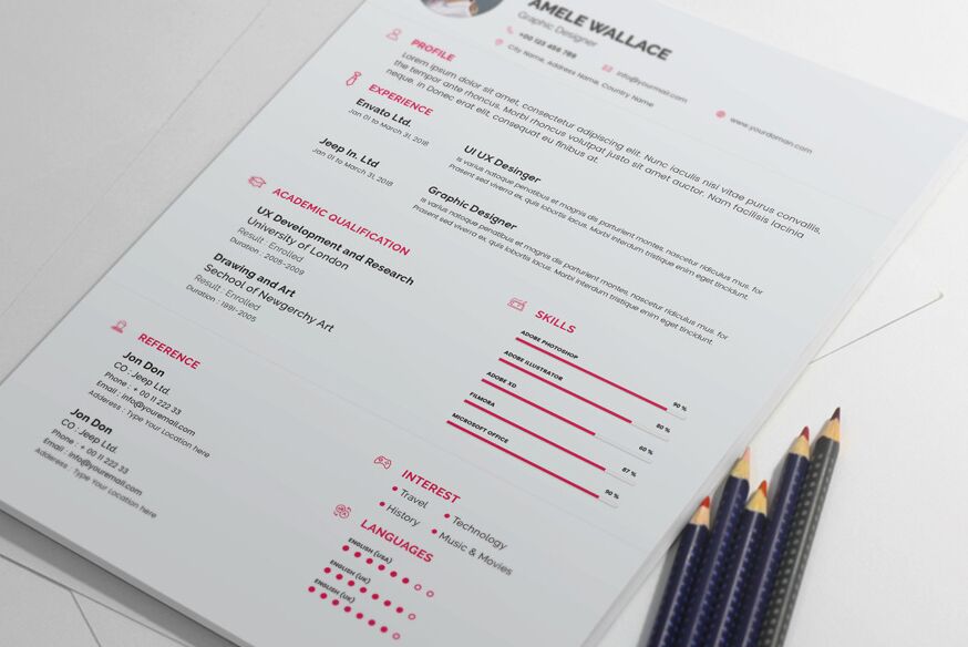 37+ Download Cv Mockup Psd