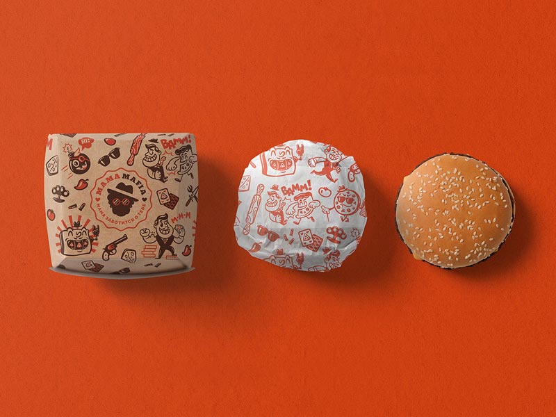 33+ Download Burger Mockup Free Psd