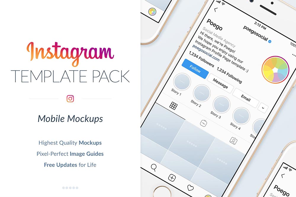 38+ Download Mockup Perfil Instagram&nbsp;Psd
