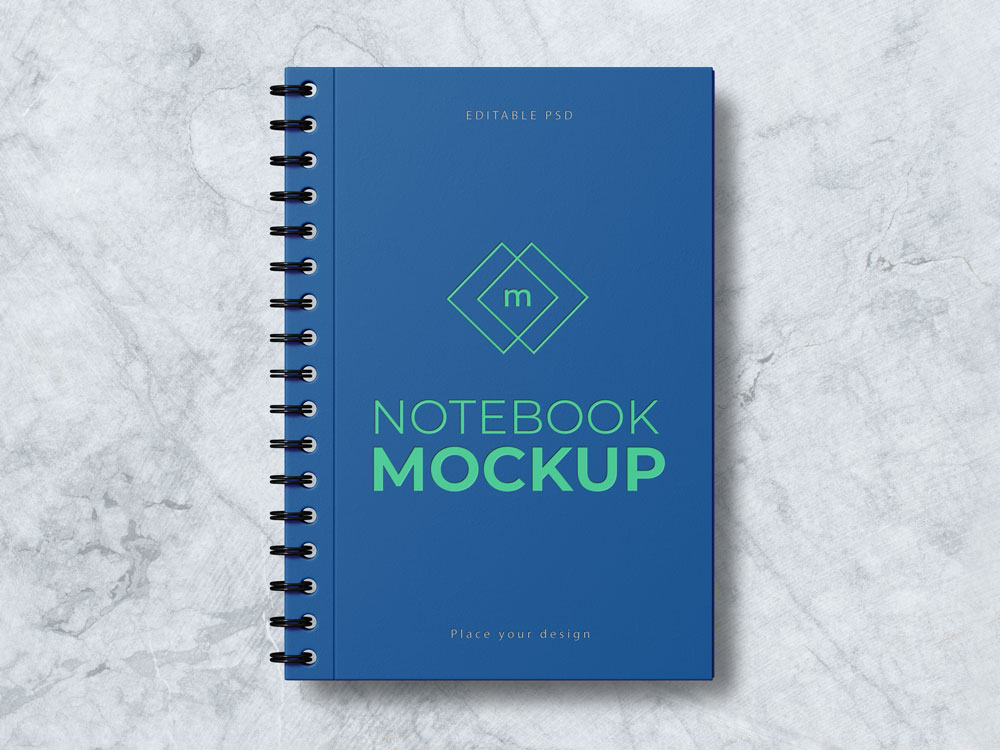 14+ Download Spiral Notebook Mockup Free&nbsp;Psd