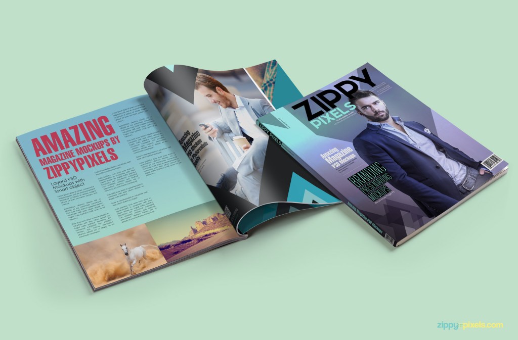 45+ Download Ad Magazine Mockup&nbsp;Psd