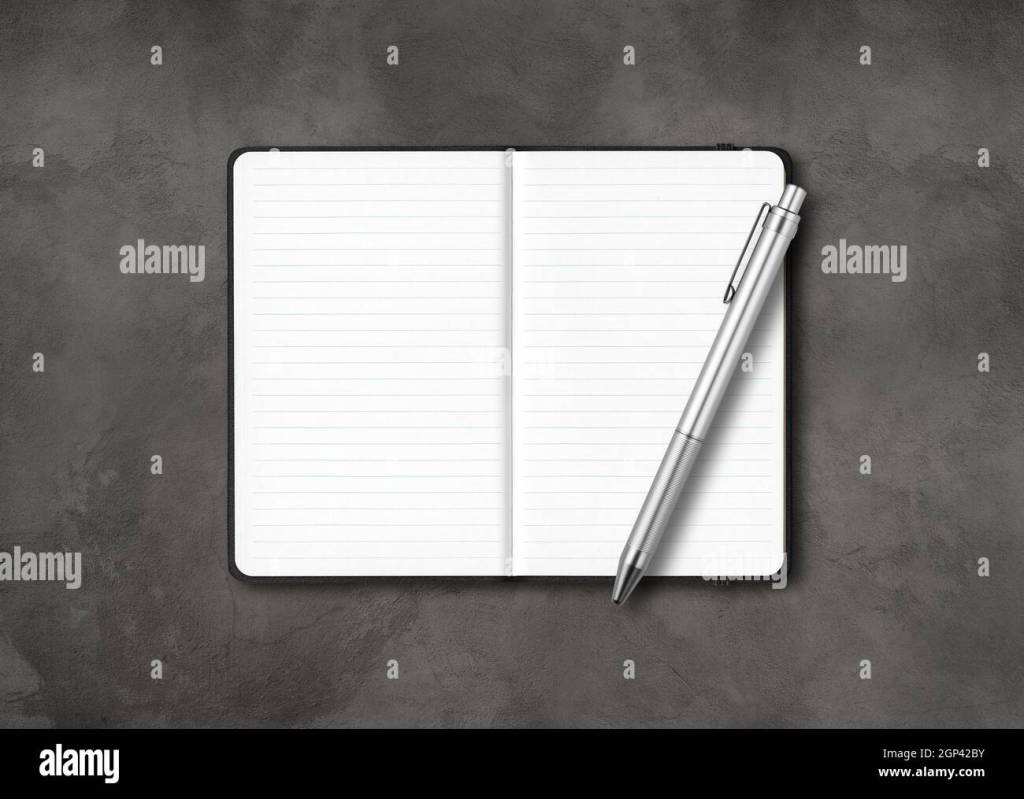 27+ Download Black Notebook Mockup Psd