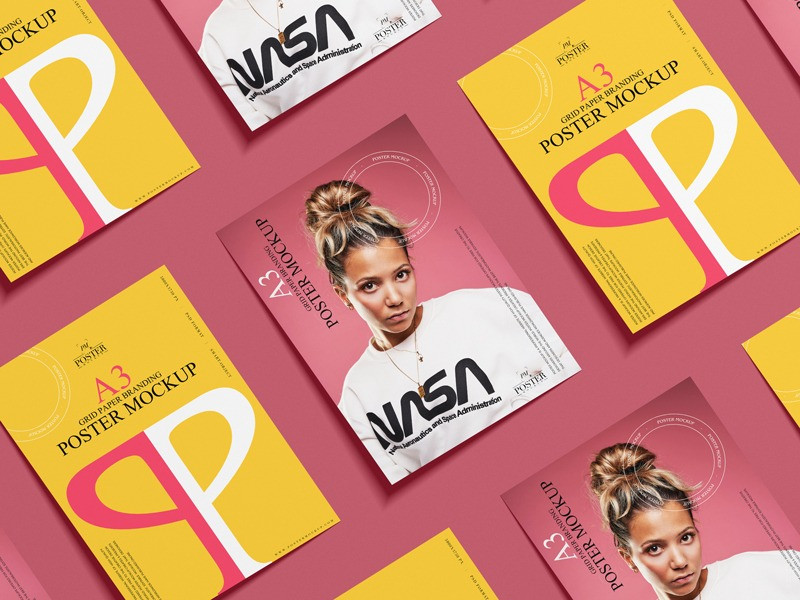 31+ Download Free A3 Poster Mockup Psd