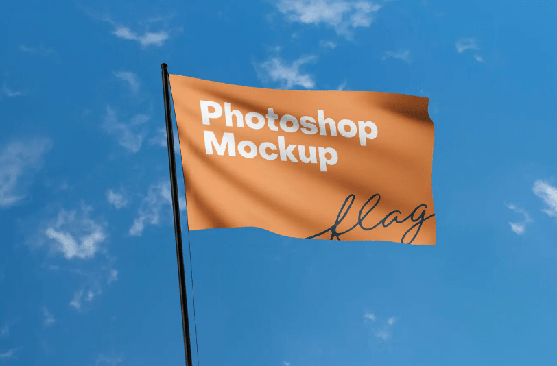 30+ Download Mockup Flag Psd