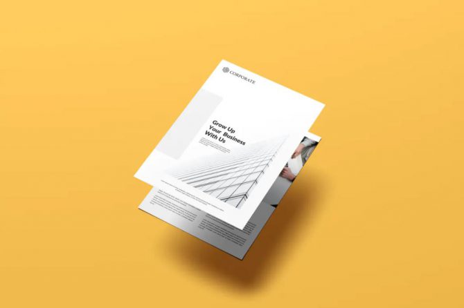 41+ Download A3 Flyer Mockup Free Psd